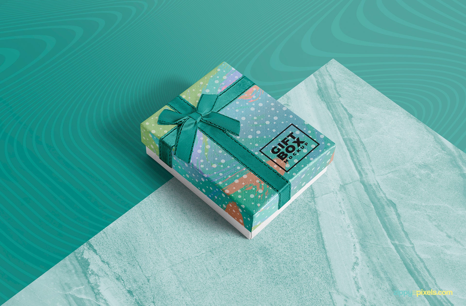 Rectangular Gift Box Mockup 03 | Box mockup, Rectangular, Gift box